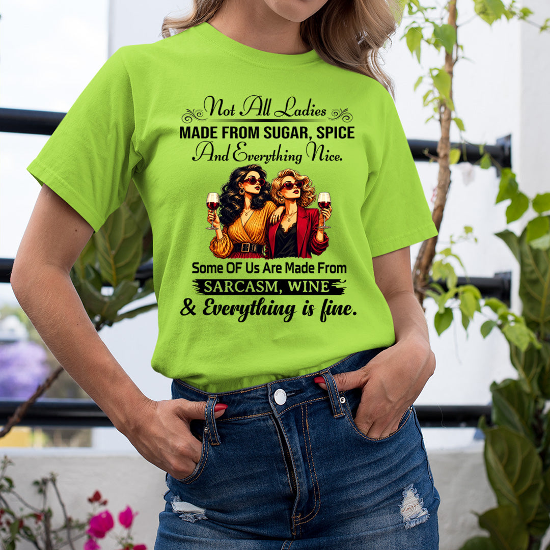 Sarcasm, Wine - Unisex T-Shirt