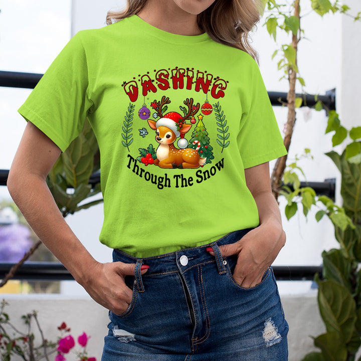 Dashing Through The Snow - Unisex T-Shirt