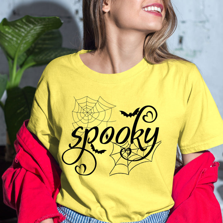 "Spooky - Spiderweb" - Bella Canvas T-Shirt