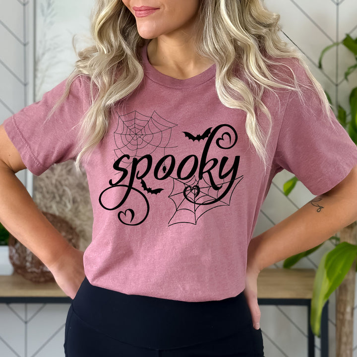 "Spooky - Spiderweb" - Bella Canvas T-Shirt