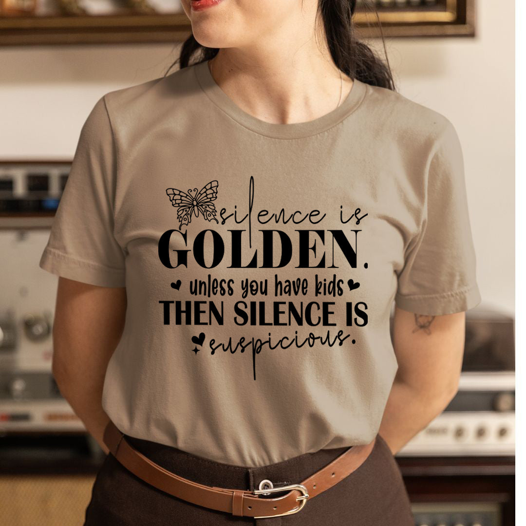 Silence Is Golden - Unisex T-Shirt