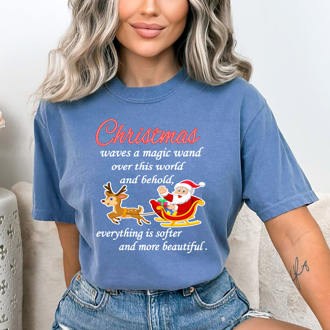 Christmas Waves A Magic Wand - Bella Canvas