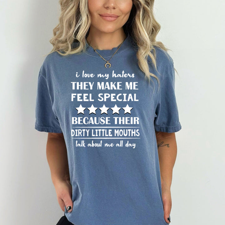 I Love My Haters - Bella Canvas