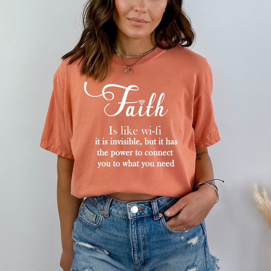 Faith Is Like Wi-Fi - Bella Canvas