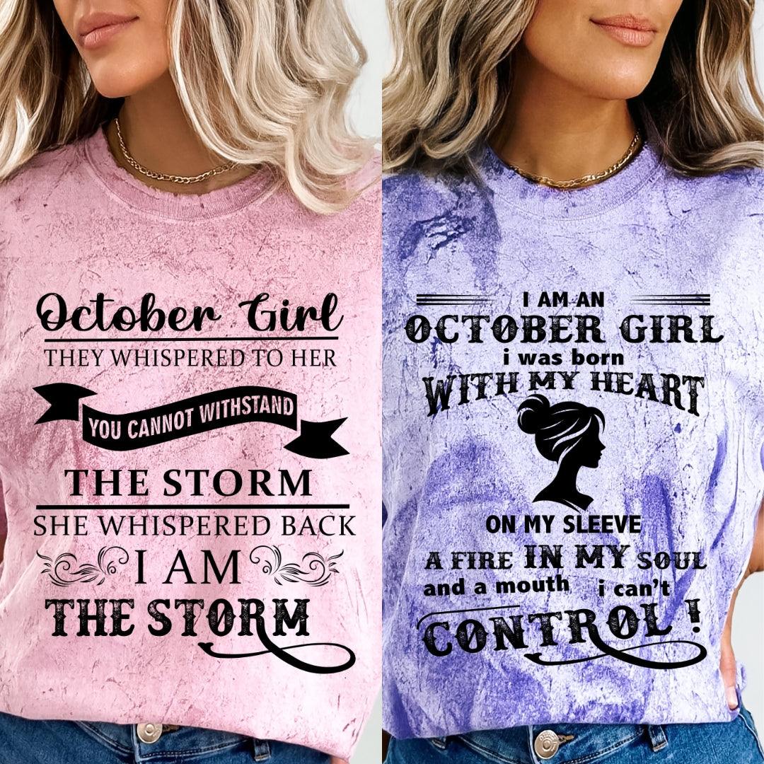 October Combo (Fire In My Soul And I Am Storm ) Combo Pack