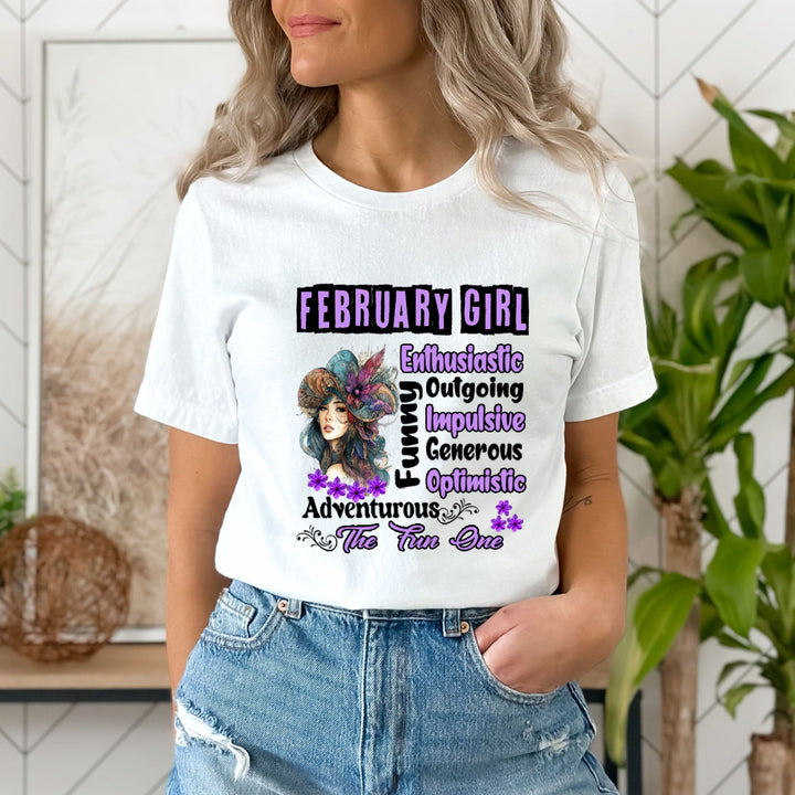 February Girl The Fun One  - Unisex T-Shirt