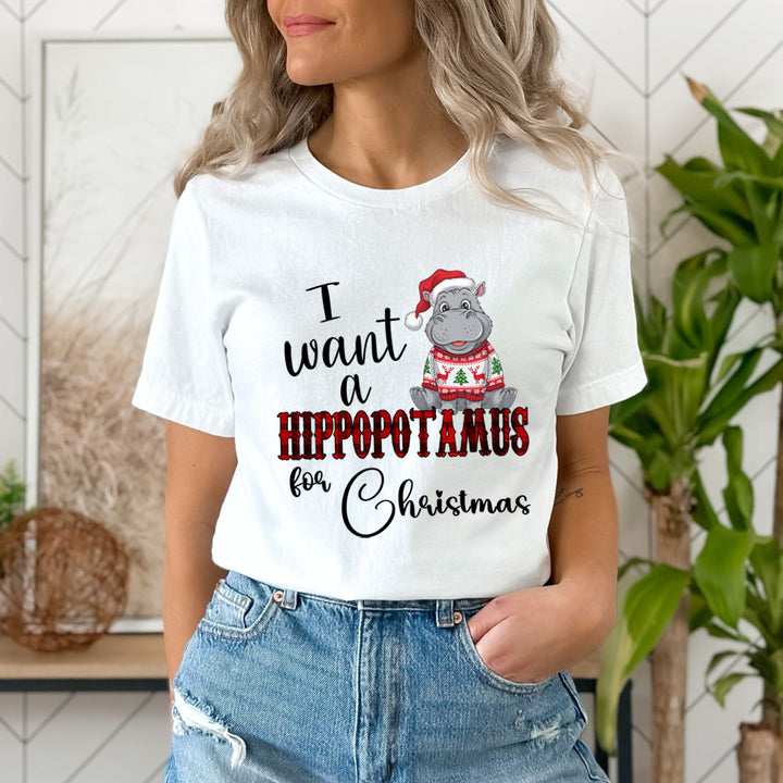 I Want A Hippopotamus For Christmas - Unisex T-Shirt
