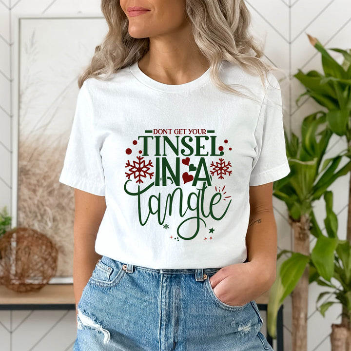 Tinsel In A Tangle - Unisex T-Shirt