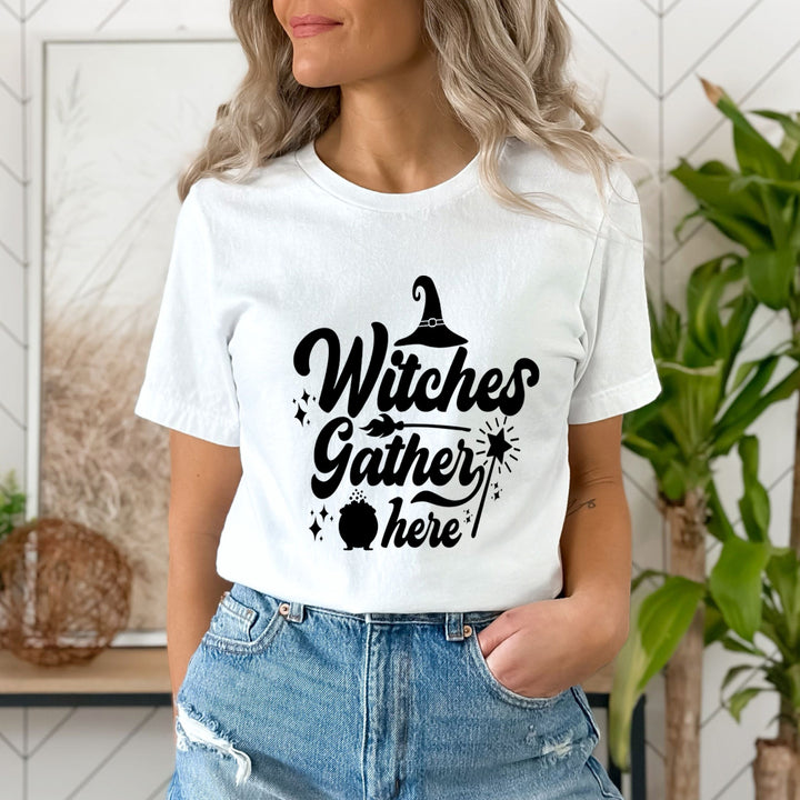 Witches Gather Here - Unisex T-Shirt