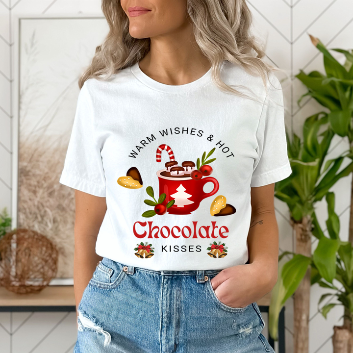 Warm Wishes Chocolate Kisses - Unisex T-Shirt