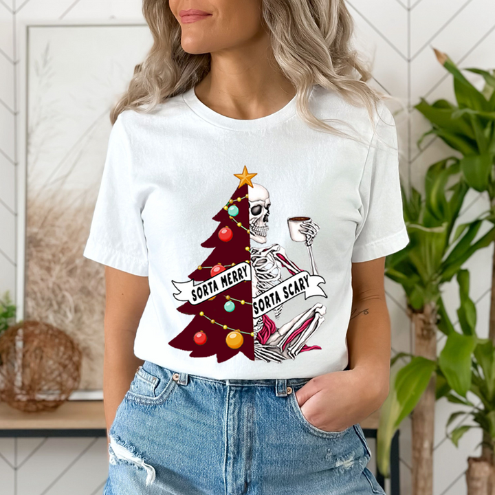 Sorta Merry Sorta Scary - Unisex T-Shirt