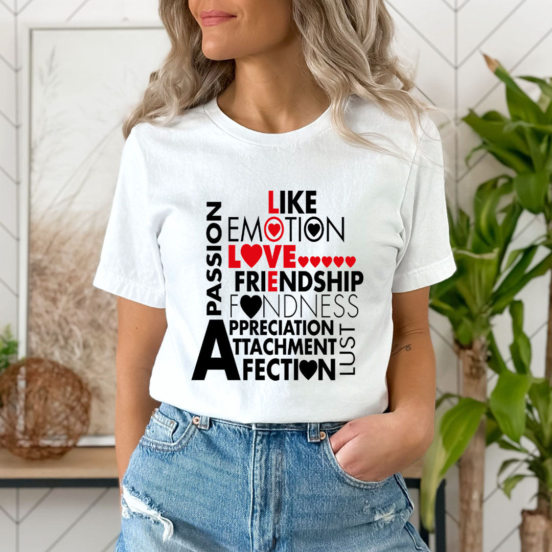 Like Emotion Love Friendship - Unisex T-Shirt