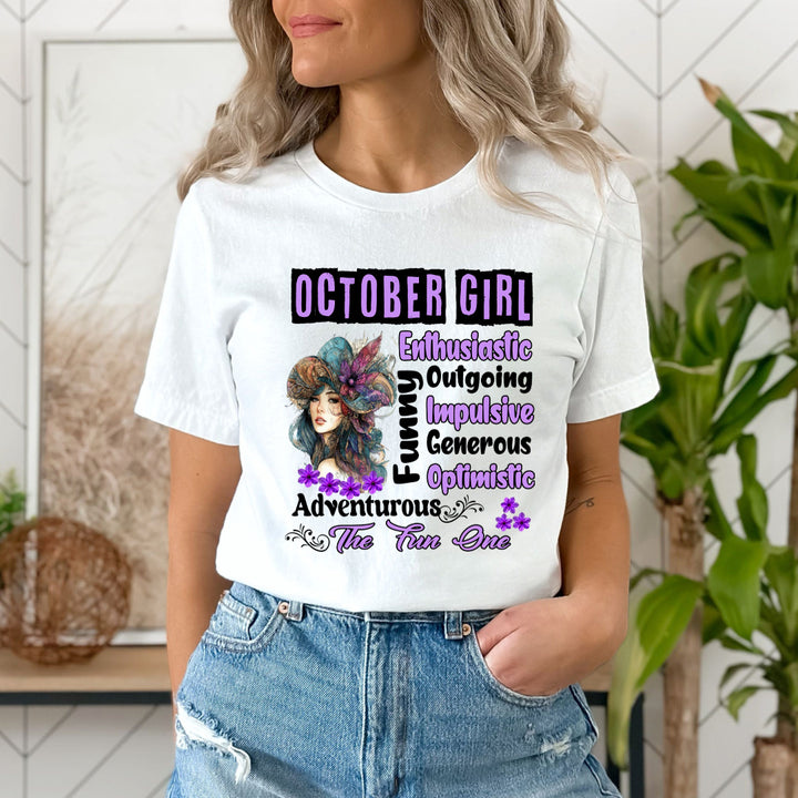 October Girl The Fun One  - Unisex T-Shirt