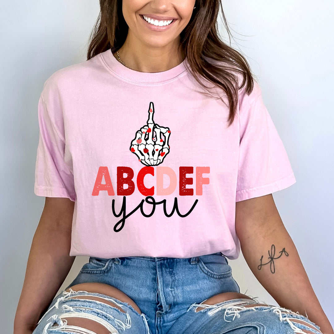 ABCDEF You - Bella canvas