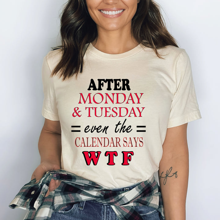 Calendar Say WTF- Bella canvas