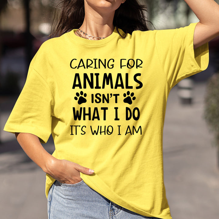 Caring For Animal - Bella canvas