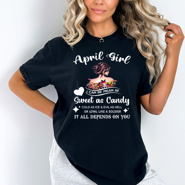 April Girl Sweet As Candy - Bella Canvas