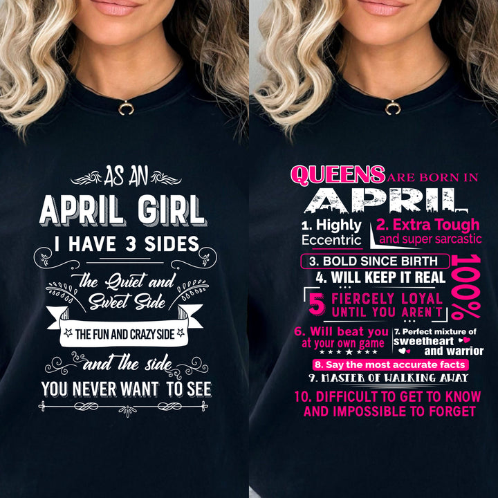 "April Combo Offer, Pack Of Two Best Selling Designs Queen and 3 Sides "