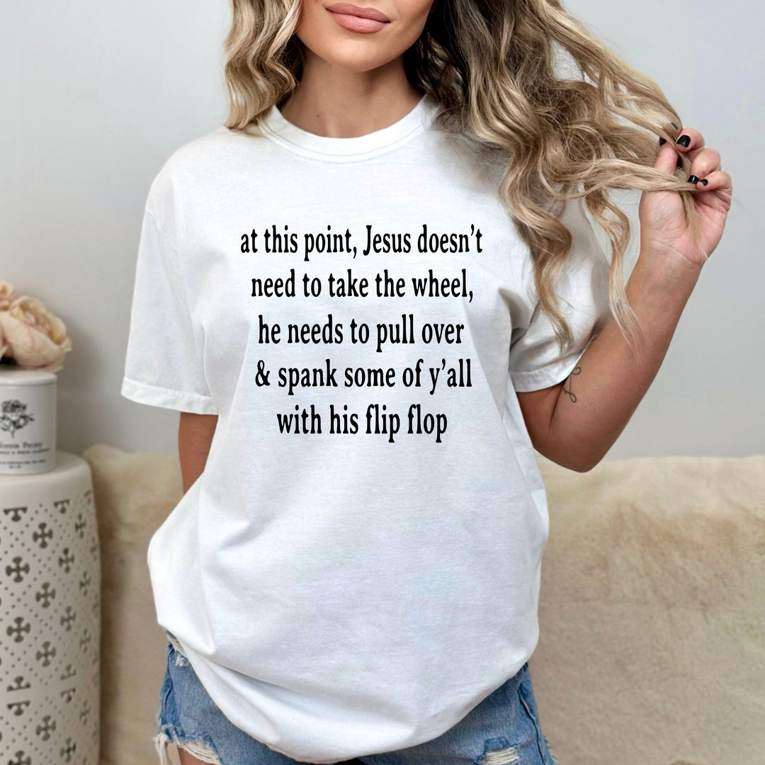 " at this point, Jesus doesn't need  "