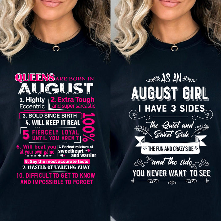 "August Combo Offer, Pack Of Two Best Selling Designs Queen and 3 Sides "