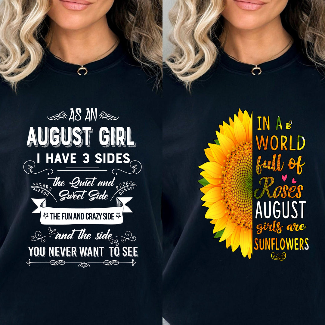 "August Combo (Sunflower And 3 Sides)" 2 Combo Pack(Flat Shipping)