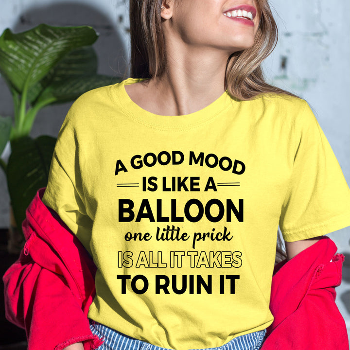 A Good Mood is Like A Balloon - Bella Canvas