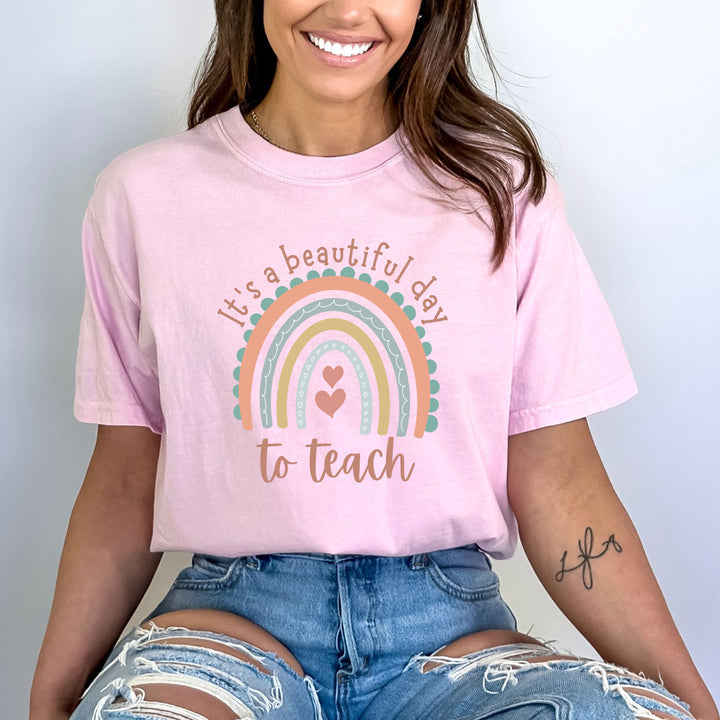 It's Beautiful Day To Teach - Bella Canvas