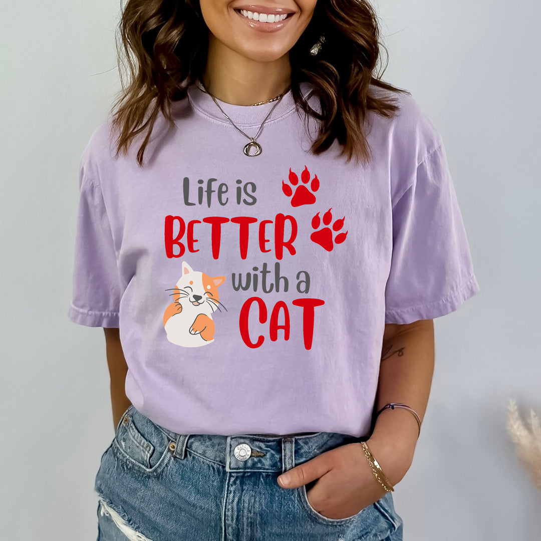 Life Is Better With Cats - Bella canvas