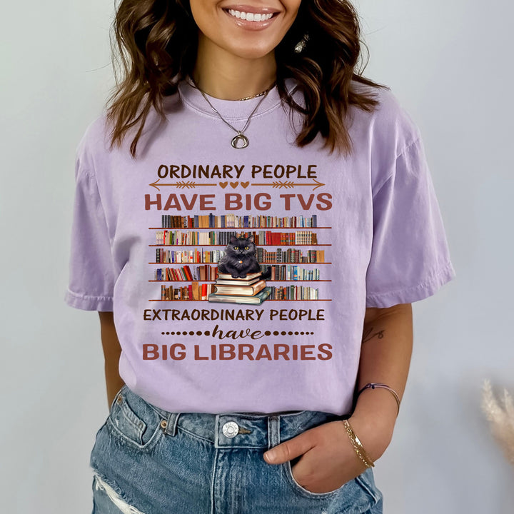 "Ordinary People Have Big TVs" - Bella Canvas T-Shirt