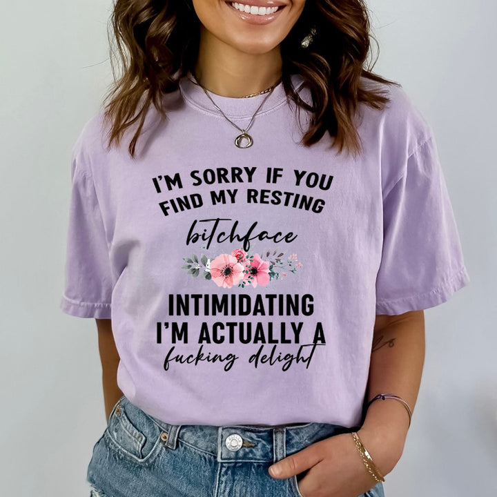 I'm Actually A Fucking Delight - Bella Canvas