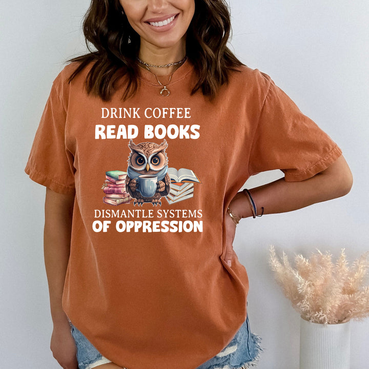 Drink Coffee Read Books - Bella canvas