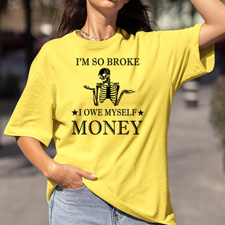 I Owe Money Myself - Bella canvas