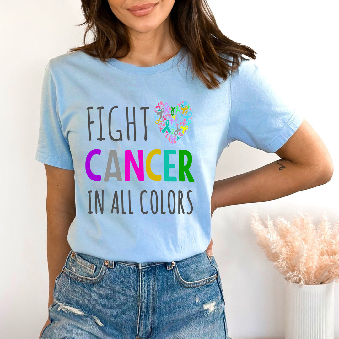 Fight Cancer In All Colors - Bella canvas