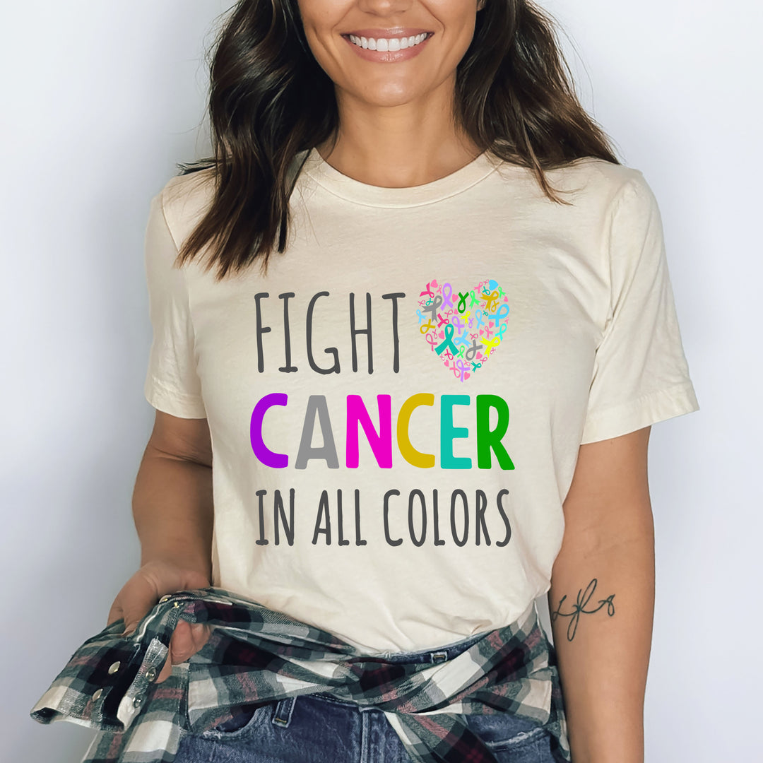 Fight Cancer In All Colors - Bella canvas