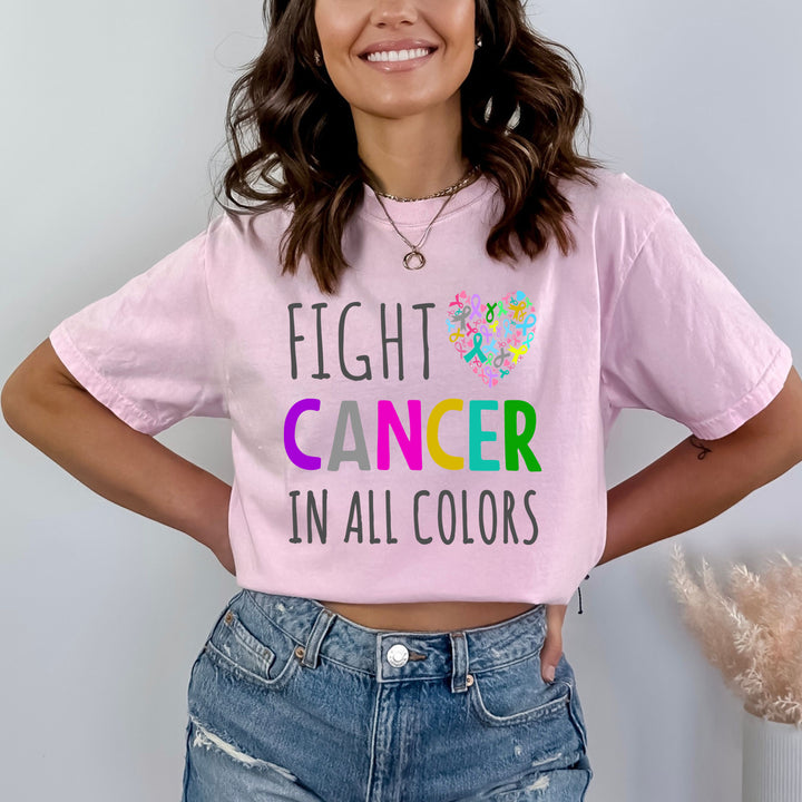 Fight Cancer In All Colors - Bella canvas