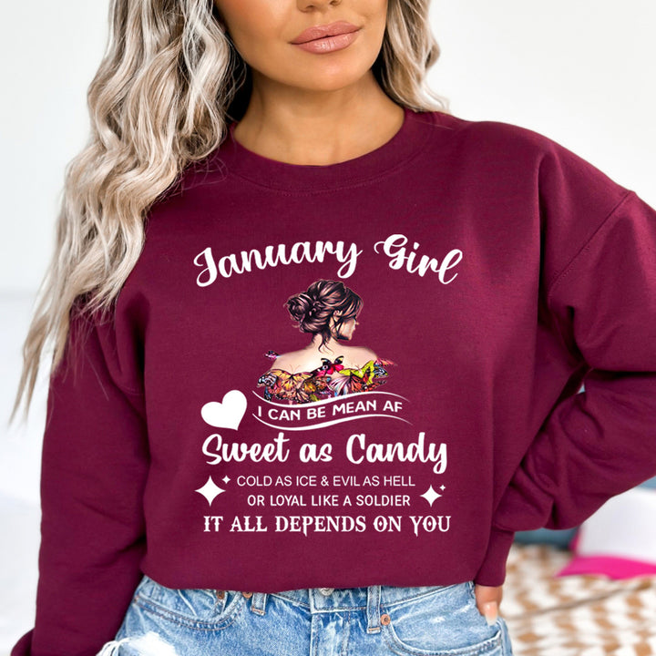 January Girl Sweet As Candy - Sweatshirt & Hoodie