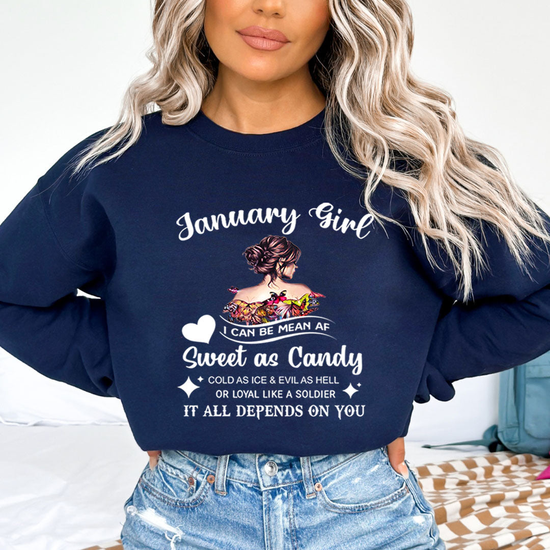 January Girl Sweet As Candy - Sweatshirt & Hoodie