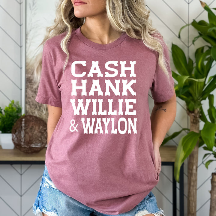 Willie & Waylon - Bella Canvas