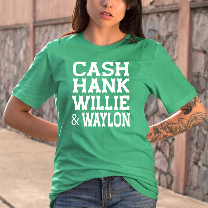 Willie & Waylon - Bella Canvas