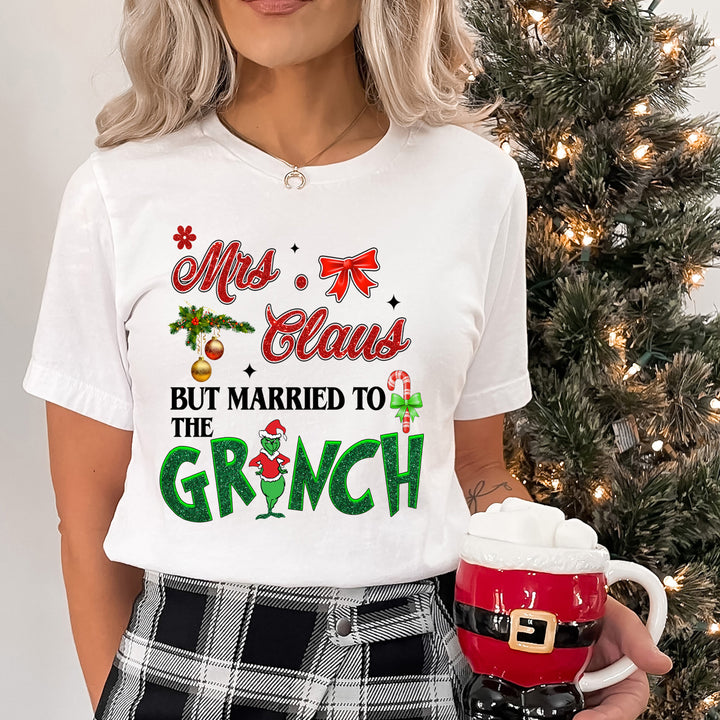 Mrs. Claus But Married To Grinch - Bella canvas