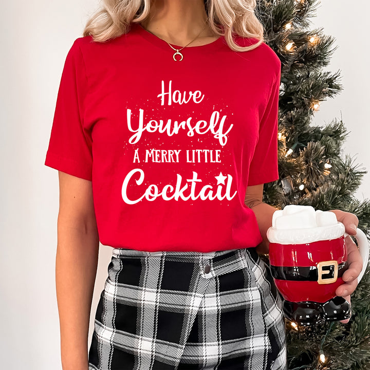 Have Yourself A Merry Little Cocktail - Bella canvas