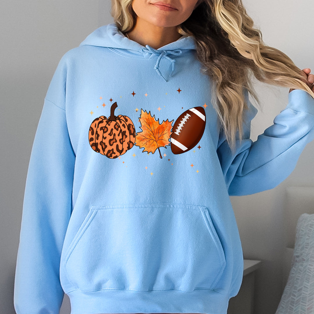 Pumpkin Fall Football - Hoodie & Sweatshirt