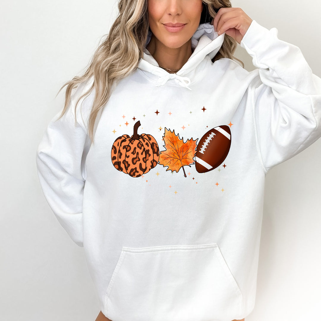 Pumpkin Fall Football - Hoodie & Sweatshirt