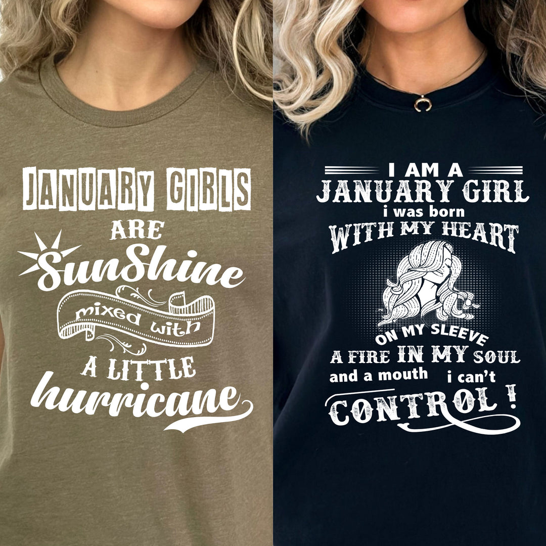 "January Combo (Sunshine And Fire In My Soul )" Olive and Black Combo Pack