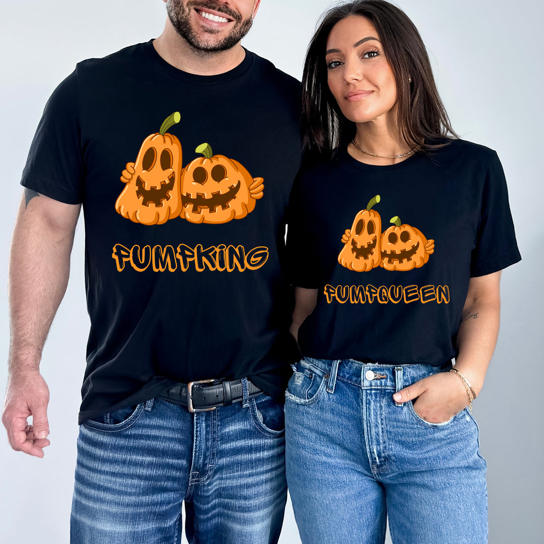 Pumpking & Pumpqueen - Couple t-shirt