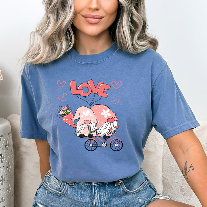 Love gnomes( Valentine t shirt)  - Bella canvas