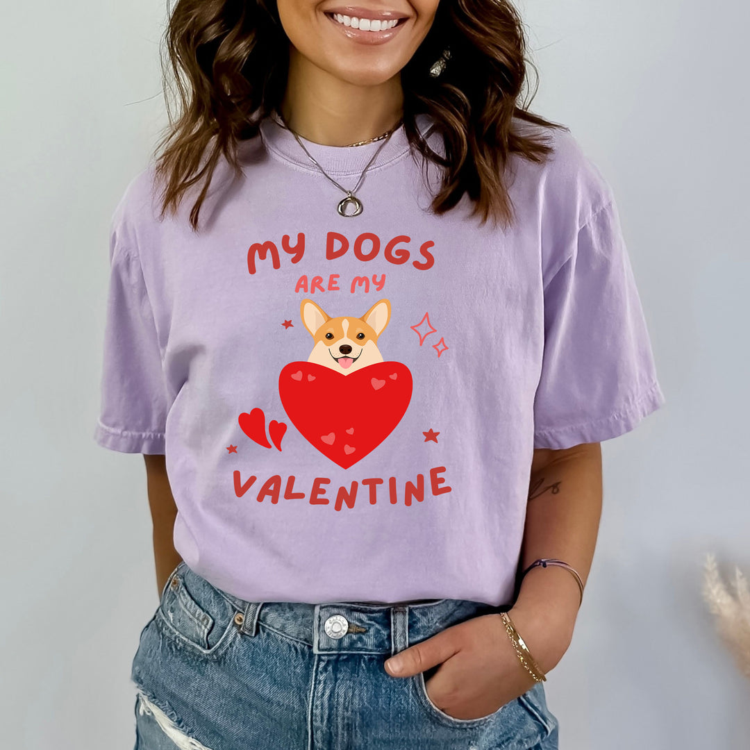 My Dogs Are My Valentine - Bella canvas