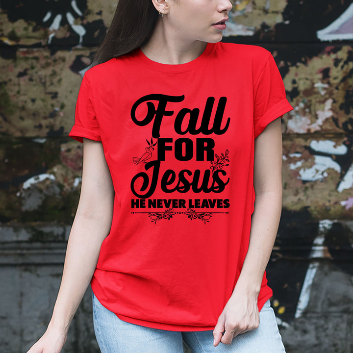 " FALL FOR JESUS "T-SHIRT