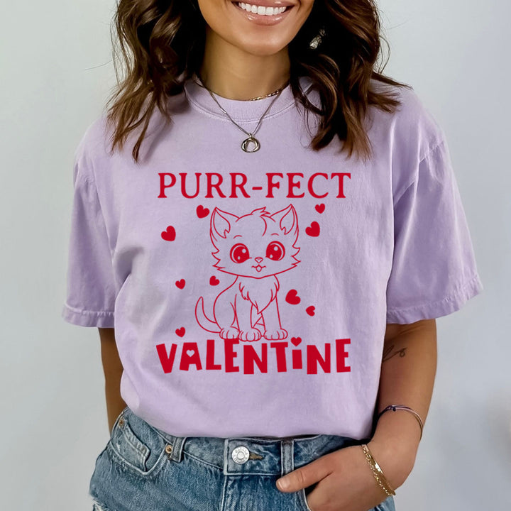 Purr-Fect Valentine - Bella canvas