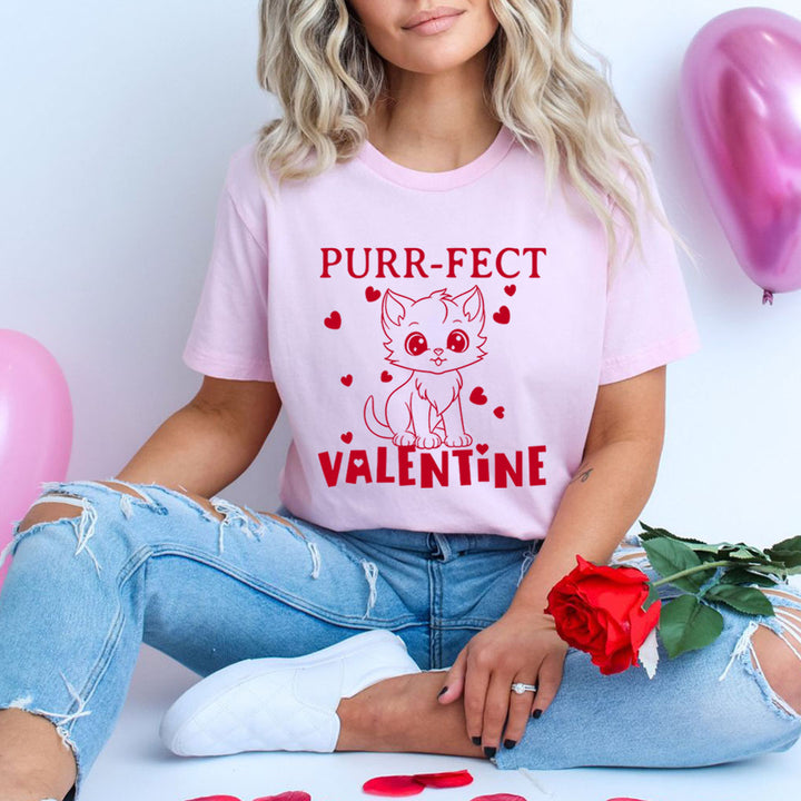 Purr-Fect Valentine - Bella canvas